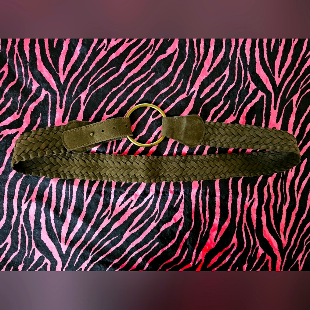 Y2k Fairycore Boho Brown Braided Ring Belt Early 2000s Gypsy fairy bimbo trashy